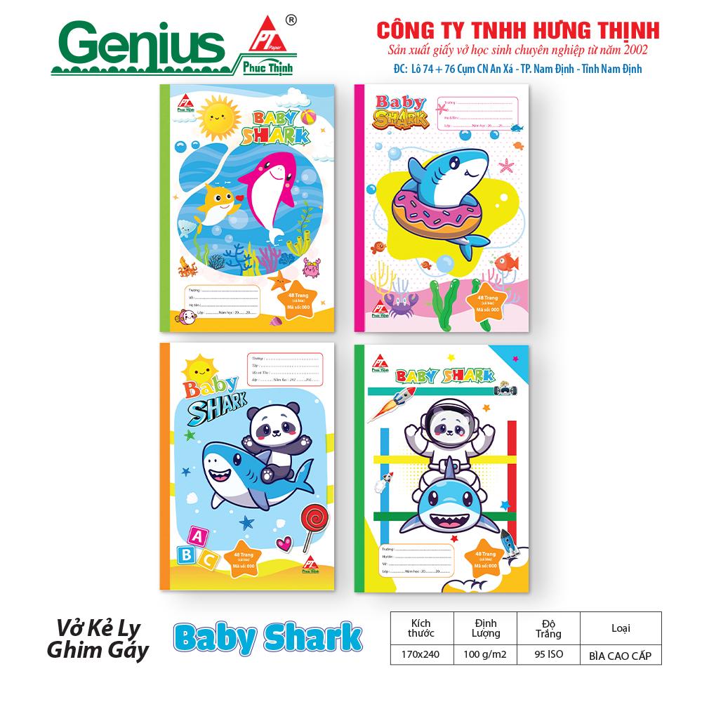 VỞ BABY SHARK ( Cá mập