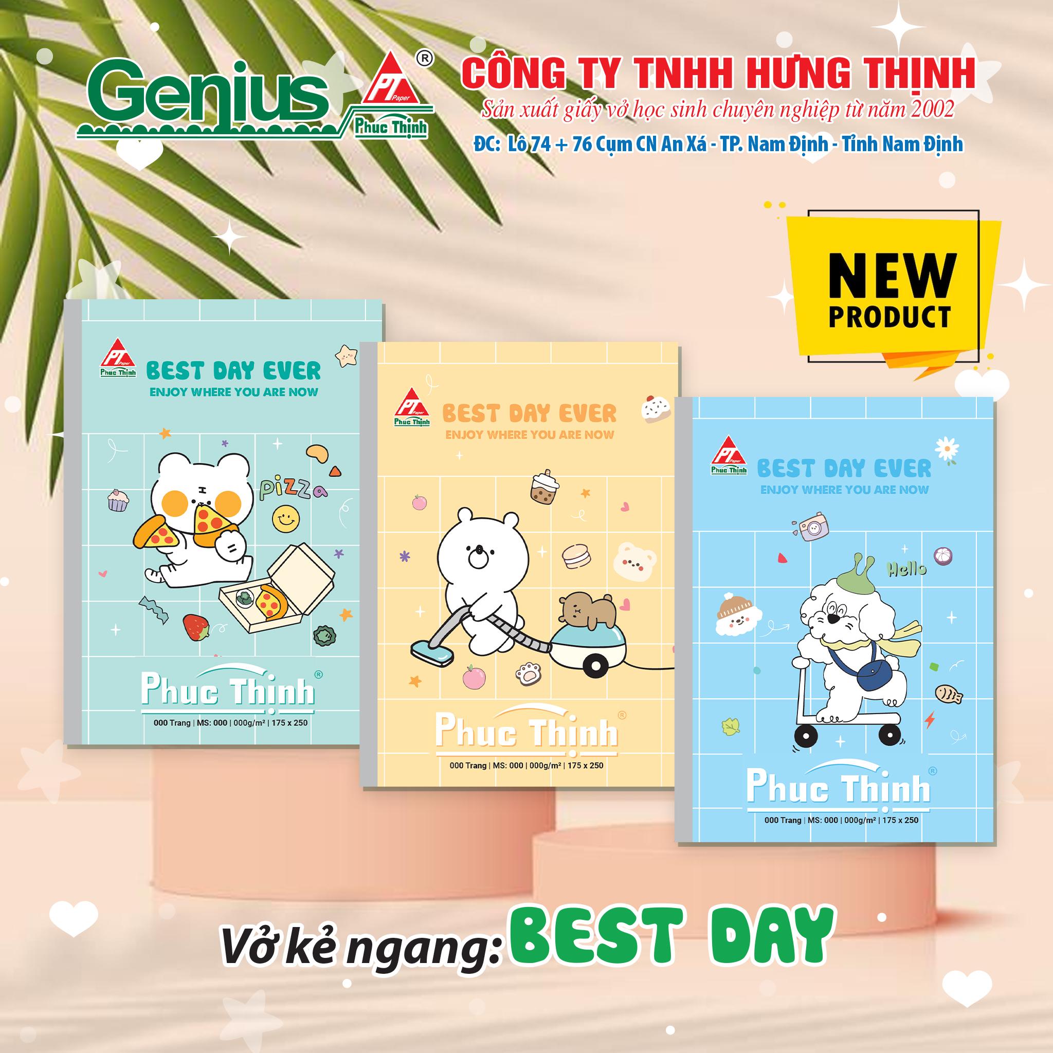 Best Day - vở kẻ ngang