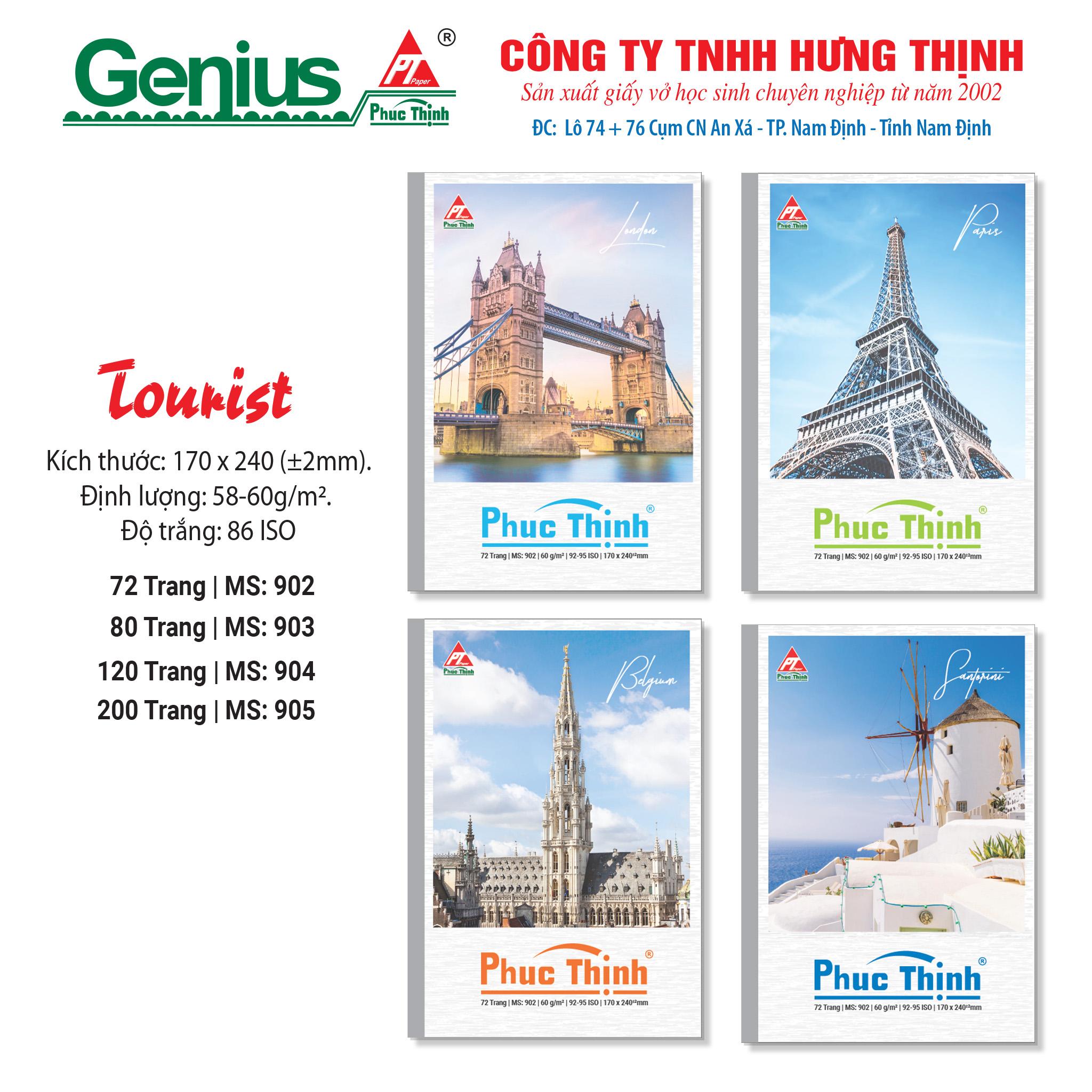 Tourist vở thếp