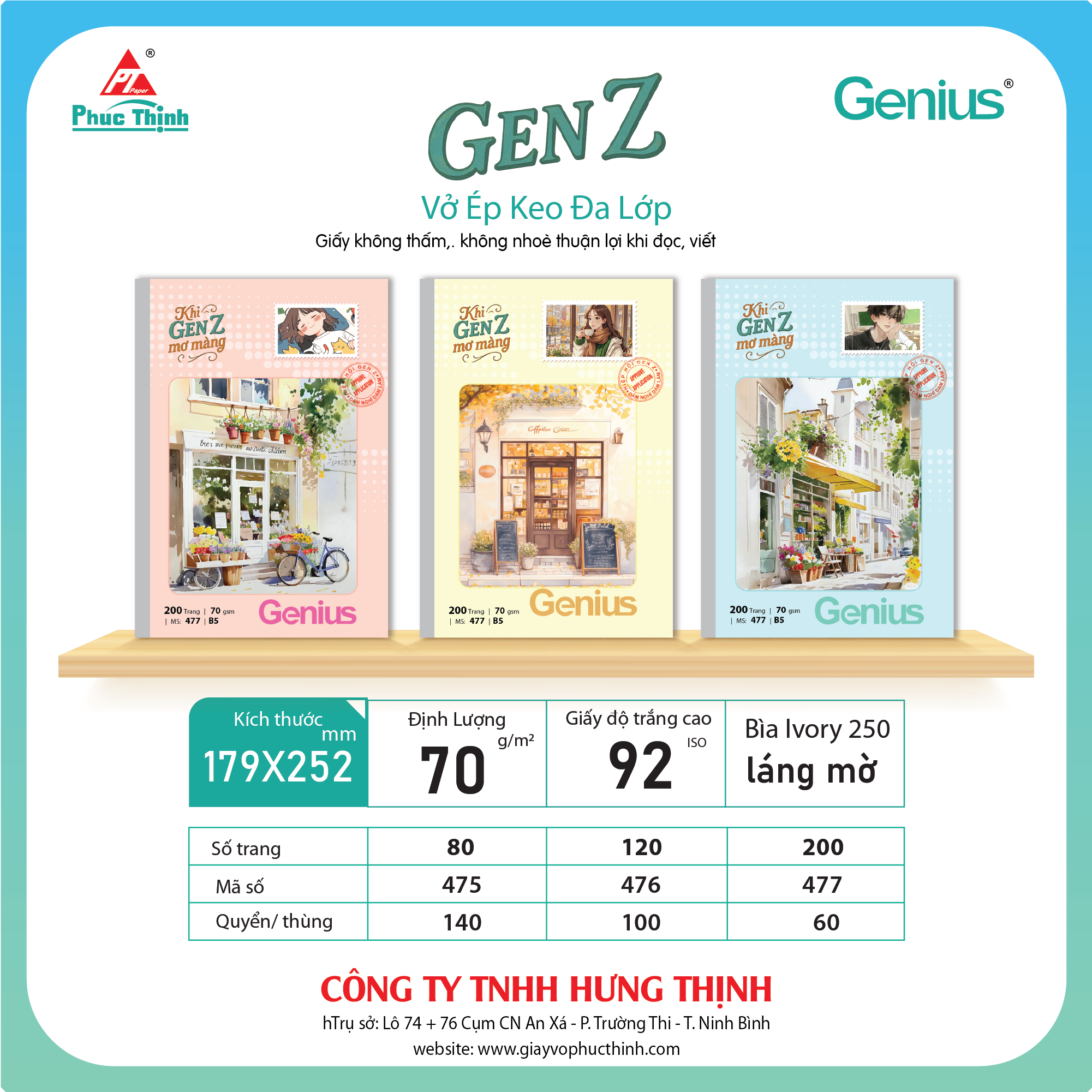 Vở ép keo Gen Z